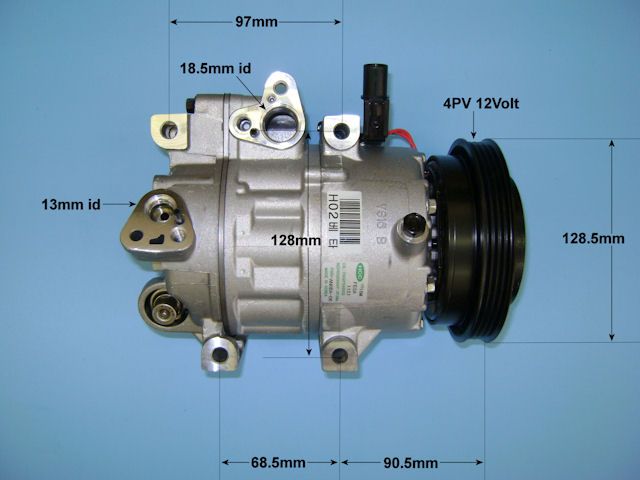 Aircon Compressor Genuine OE HALLA – AutoAir 14-1457