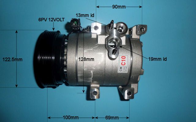 Aircon Compressor Genuine OE HALLA – AutoAir 14-1514
