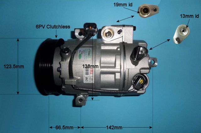 Aircon Compressor Genuine OE HALLA – AutoAir 14-1515