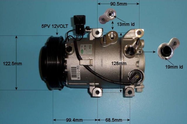 Aircon Compressor Genuine OE HALLA – AutoAir 14-2059