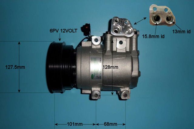 Aircon Compressor Genuine OE HALLA – AutoAir 14-2070