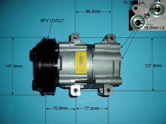 Aircon Compressor Genuine OE VISTEON – AutoAir 14-4442