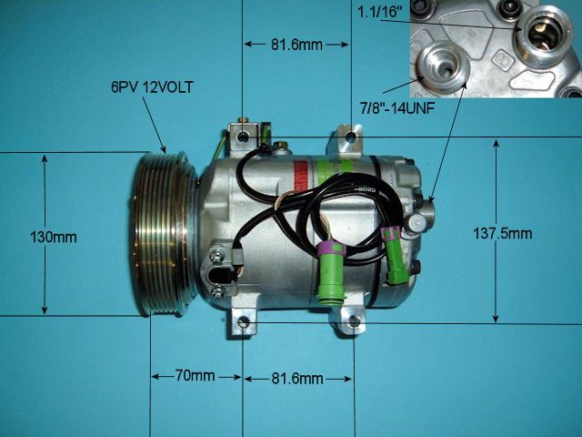 Aircon Compressor Genuine OE ZEXEL – AutoAir 14-7584