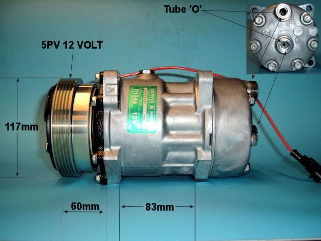 Aircon Compressor Genuine OE SANDEN – AutoAir 14-7882