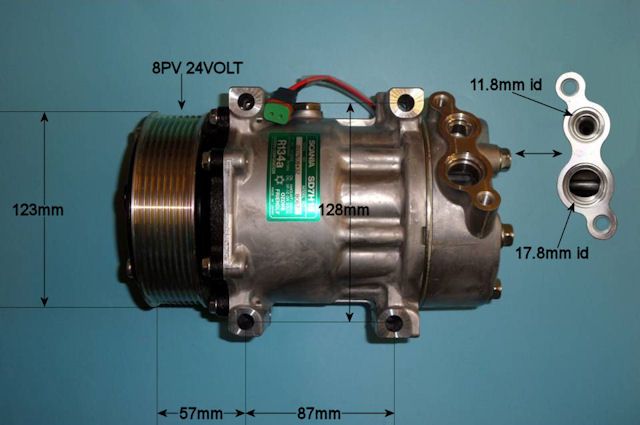 Aircon Compressor Genuine OE SANDEN – AutoAir 14-7980