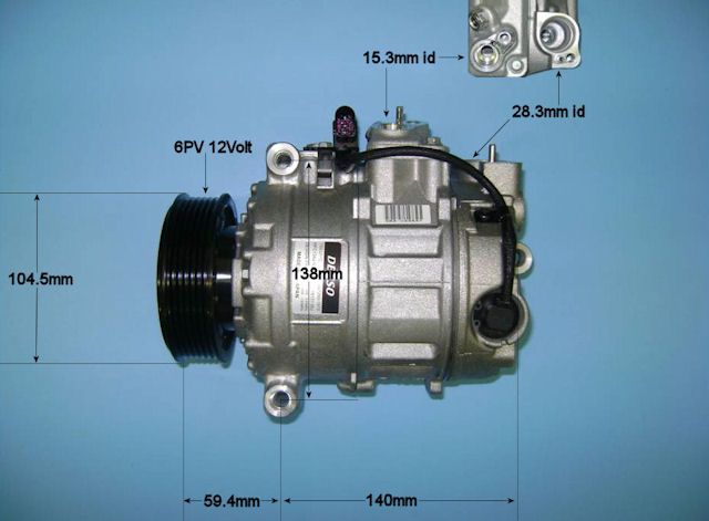Aircon Compressor Genuine OE DENSO – AutoAir 14-9741