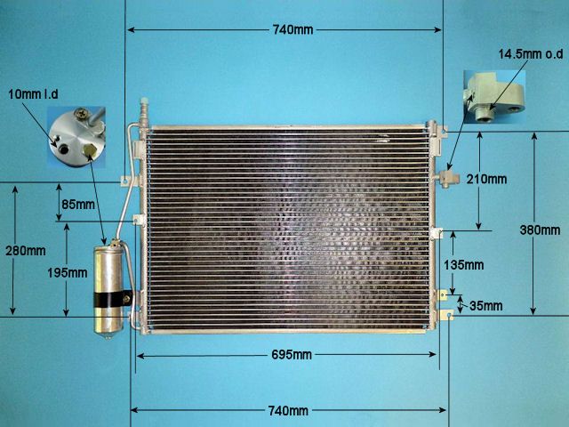 Aircon Condenser – AutoAir 16-6555