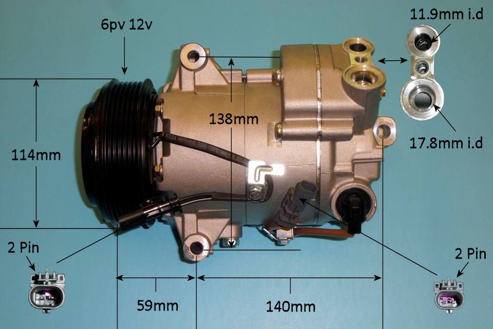 Aircon Compressor Aftermarket Quality – AutoAir 14-7479P