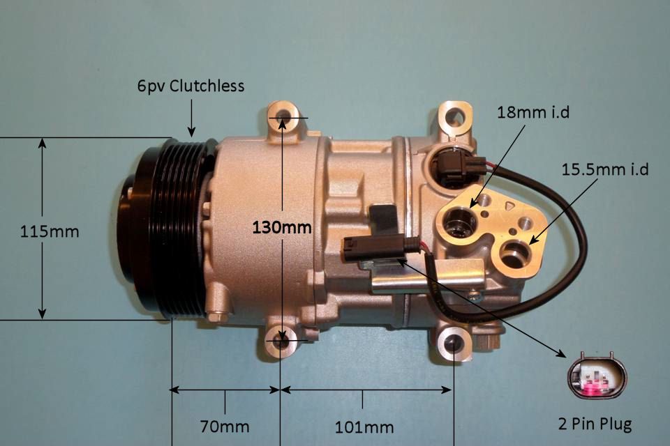 Aircon Compressor Aftermarket Quality – AutoAir 14-9789P