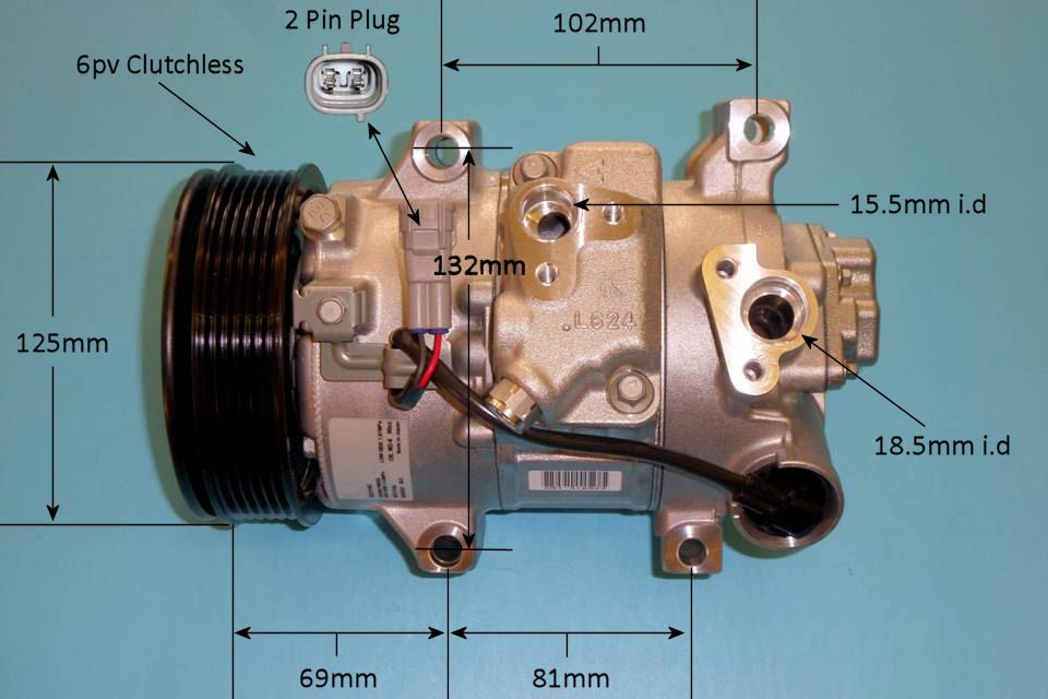 Aircon Compressor Genuine OE DENSO – AutoAir 14-0292