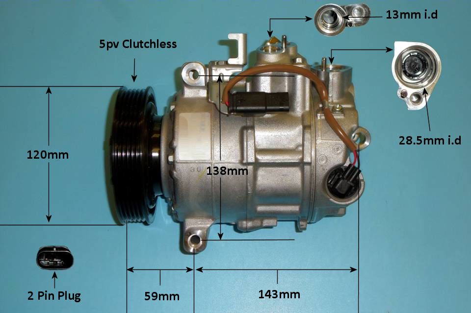 Aircon Compressor Genuine OE DENSO – AutoAir 14-1286