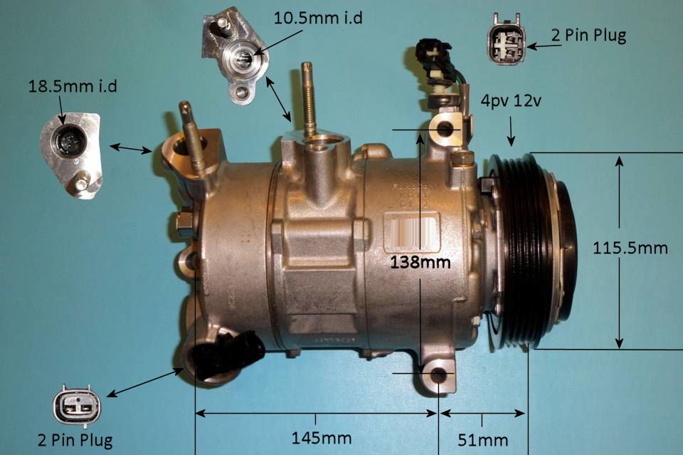 Aircon Compressor Genuine OE – AutoAir 14-1287