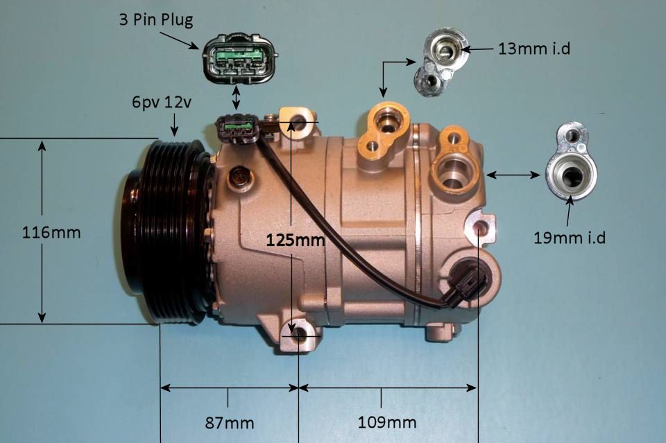 Aircon Compressor Aftermarket Quality – AutoAir 14-1768P