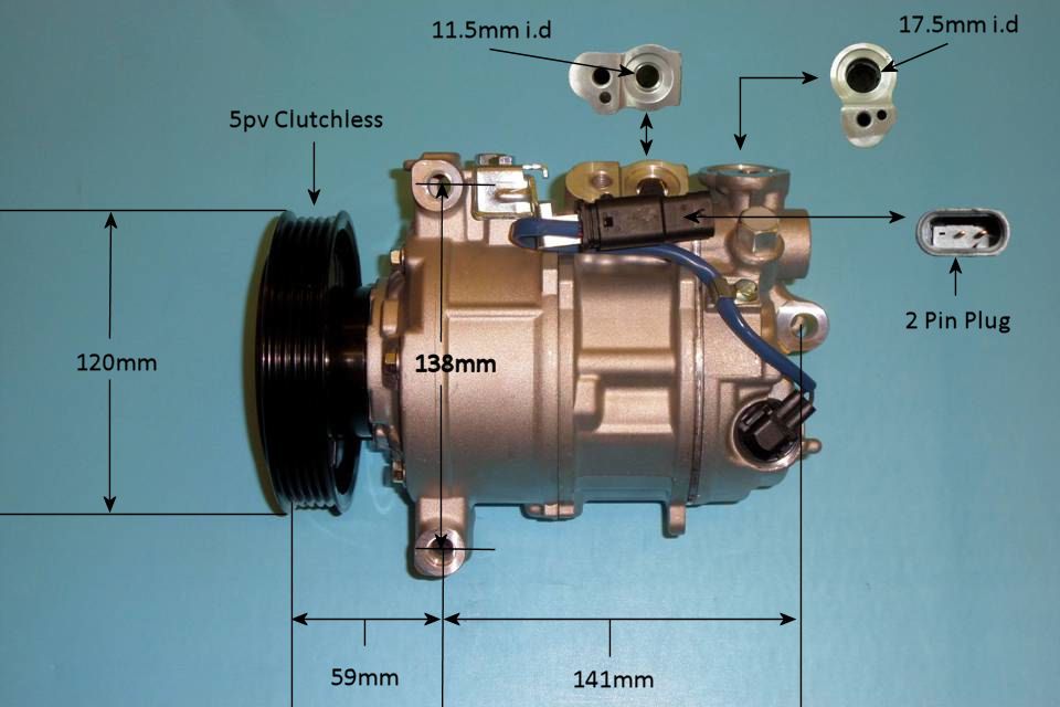 Aircon Compressor Aftermarket Quality – AutoAir 14-1816P