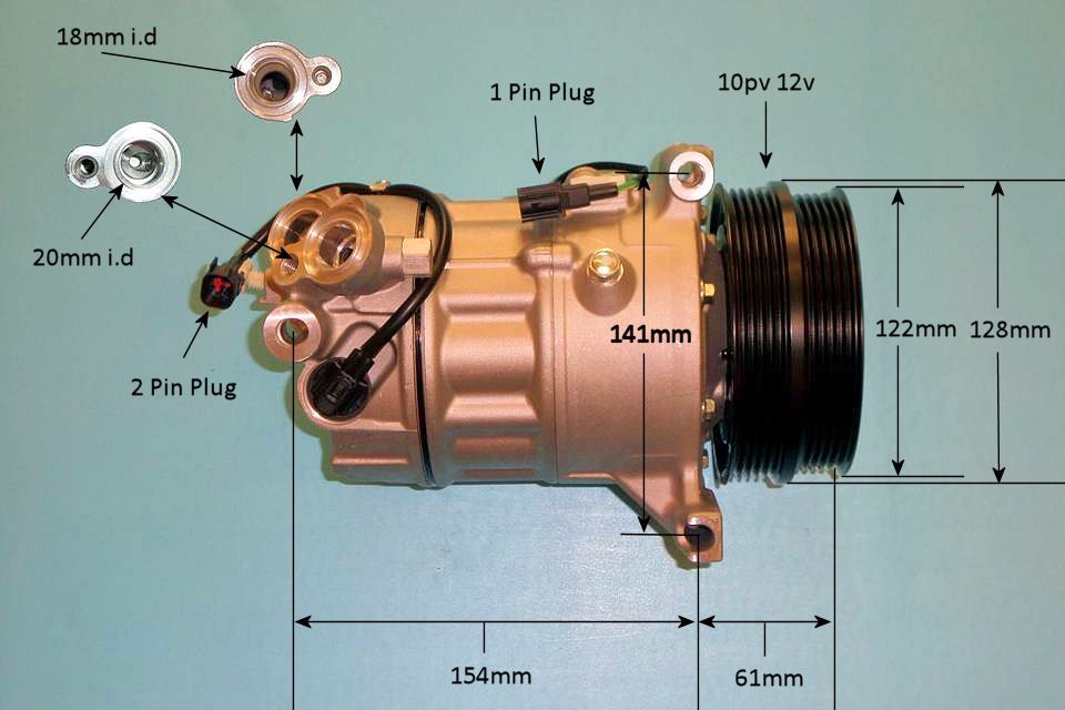 Aircon Compressor Aftermarket Quality – AutoAir 14-2068P