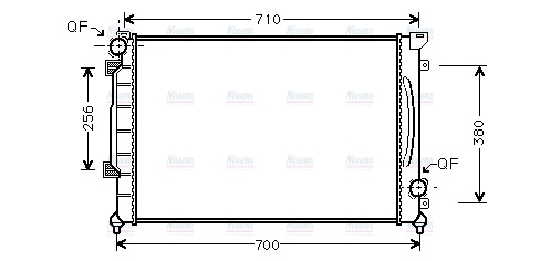 AVA Coolant Radiator AI2139