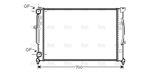 AVA Coolant Radiator AI2189