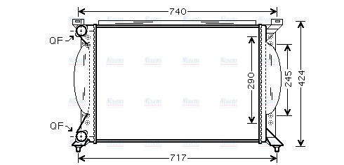 AVA Coolant Radiator AI2195