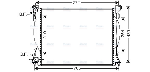 AVA Coolant Radiator AI2233