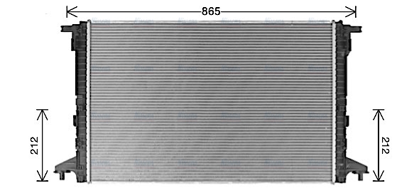 AVA Coolant Radiator AI2440