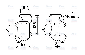 AVA Oil Cooler AI3403