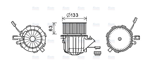 AVA Cabin Fan Blower Motor AI8395