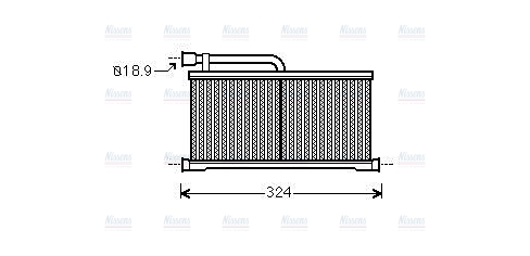 AVA Heater Core AIA6296