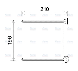 AVA Cabin Heater Core AIA6385