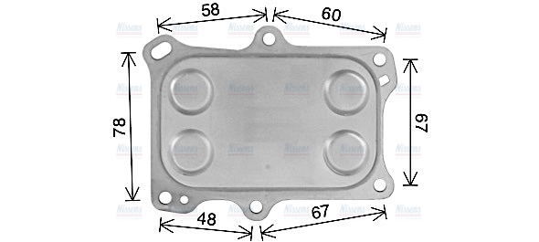 AVA Oil Cooler AL3153