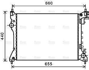 AVA Coolant Radiator ALA2117
