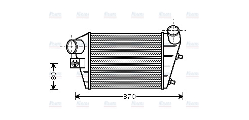 AVA Charge Air Intercooler ALA4086