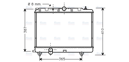 AVA Coolant Radiator AU2120