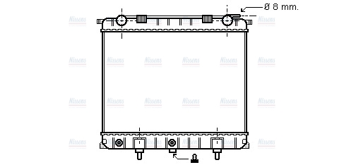AVA Coolant Radiator AU2132