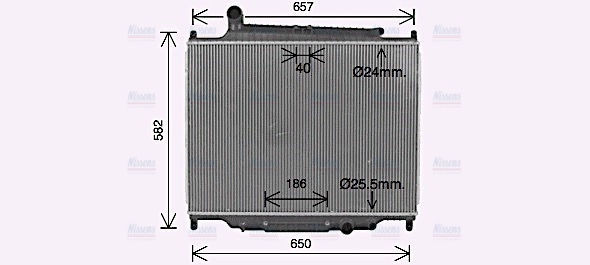 AVA Coolant Radiator AU2344