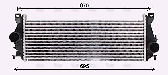 AVA Charge Air Intercooler AU4338