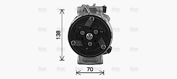 AVA Aircon Compressor AUAK341