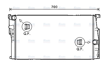 AVA Coolant Radiator BW2446