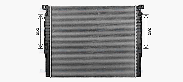 AVA Coolant Radiator BW2618
