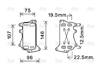 AVA Oil Cooler BW3556