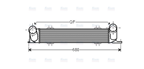 AVA Charge Air Intercooler BW4378