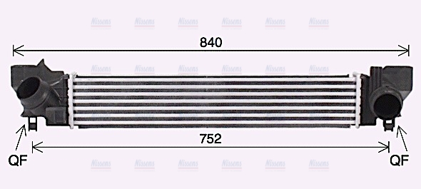 AVA Charge Air Intercooler BW4578