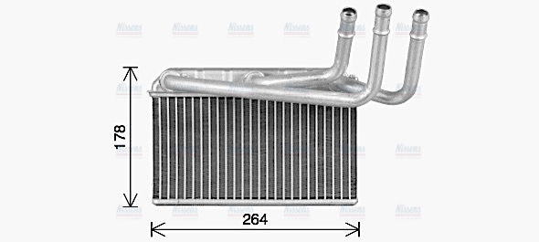 AVA Cabin Heater Core BW6599