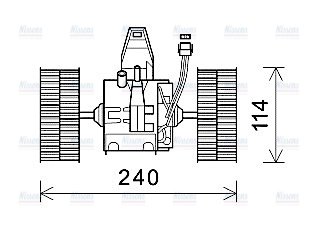 AVA Cabin Fan Blower Motor BW8491