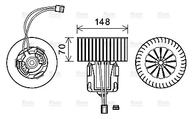 AVA Cabin Fan Blower Motor BW8540
