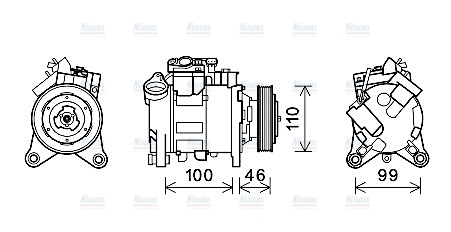 AVA Aircon Compressor BWAK489