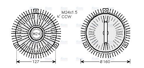 AVA Cooling Fan Clutch BWC324