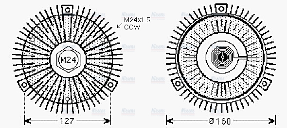 AVA Cooling Fan Clutch BWC353