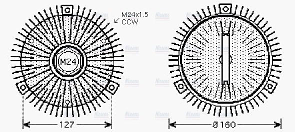 AVA Cooling Fan Clutch BWC391
