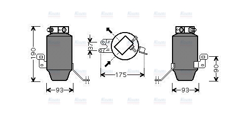 AVA Aircon Receiver Dryer Filter BWD299