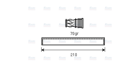 AVA Aircon Receiver Dryer Filter BWD439